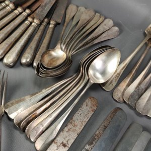 Lote de Cubiertos Christofle: Cucharas, Tenedores y Cuchillos - imagen 7