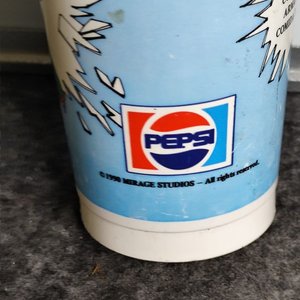 Vaso Coleccionable Tortugas Ninja Raphael Pepsi Años 90 - imagen 3