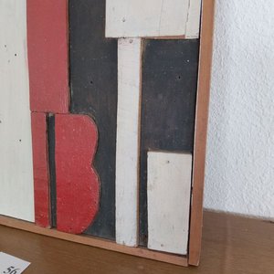 Talla en Madera "Luis Pérez Iglesias" 59x38 cm con Rastros de Polilla - imagen 3