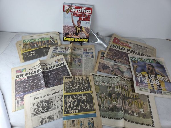 Colección de Diarios y Revistas sobre Peñarol Campeón de América