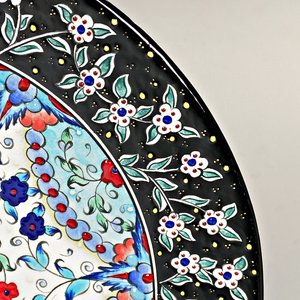 Plato Decorativo Cerámica Floral con Caja - Diámetro 30 cm - imagen 4