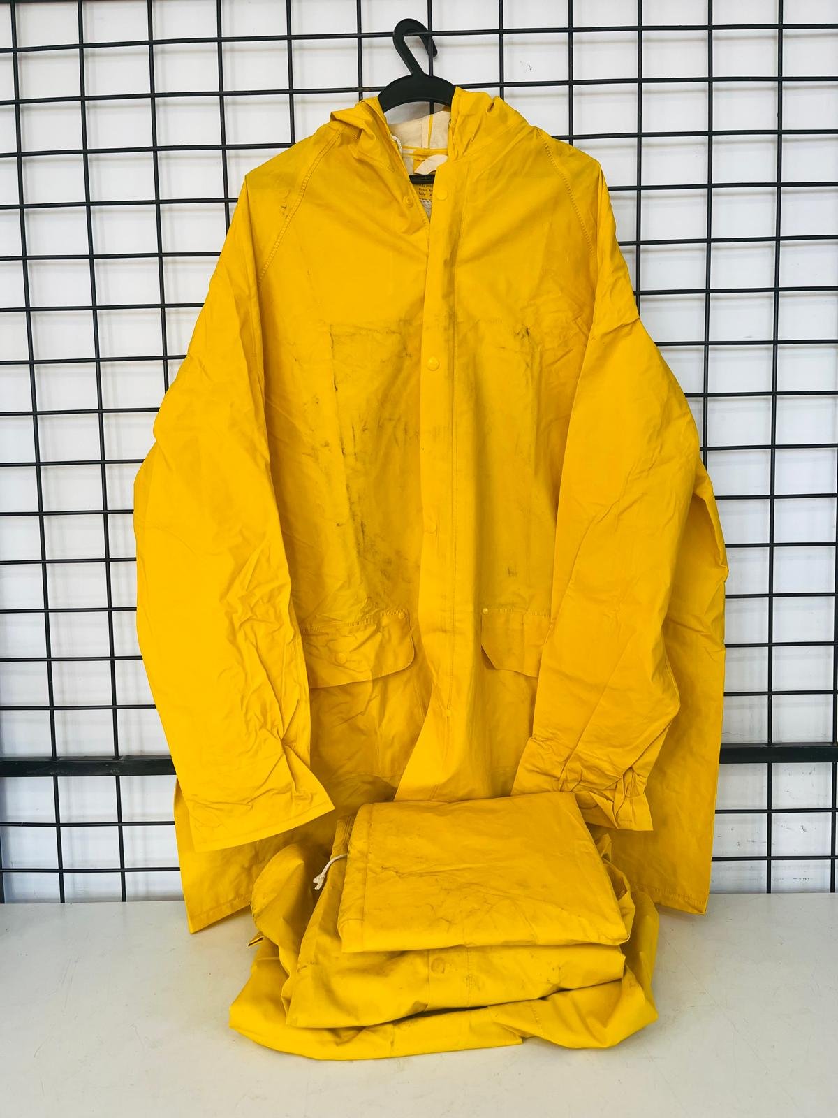 Equipo de Lluvia Amarillo: Pantalón, Campera y Piloto Talles XL, XXL, XXXL