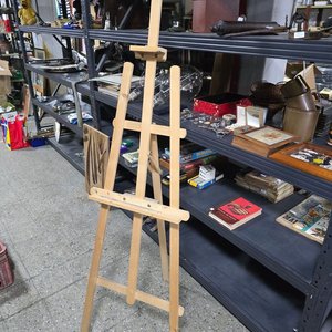 Atril Caballete de Madera Plegable con Caja de Artista - imagen 2