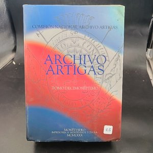 Lote siguiente: Archivo Artigas Tomo Decimoseptimo Comisión Nacional de Homenaje a Artigas