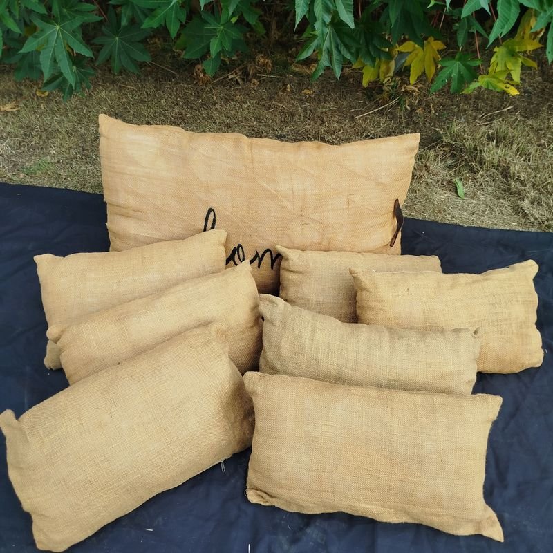 Almohadones de Arpillera para Decoración - imagen 2