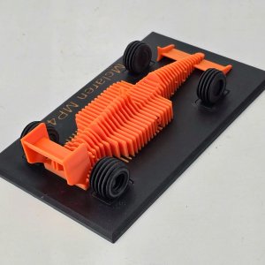 Modelo McLaren MP4/4 Naranja Impreso en 3D - imagen 2