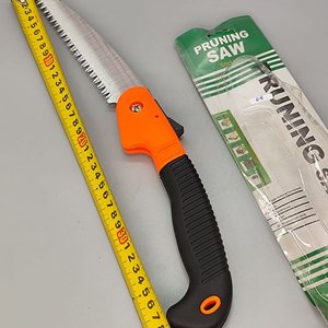 Serrucho de Poda Plegable Tipo Navaja con Mango Naranja y Negro - imagen 8