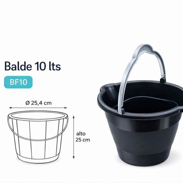 Balde doble pico de 10 litros para uso diario - imagen 2