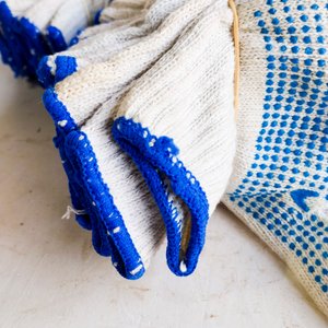 24 Pares de guantes de hilo con puntos - imagen 2