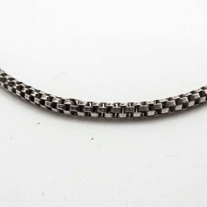 Cadena de Plata con Eslabones Cuadrados - 38 cm - imagen 2