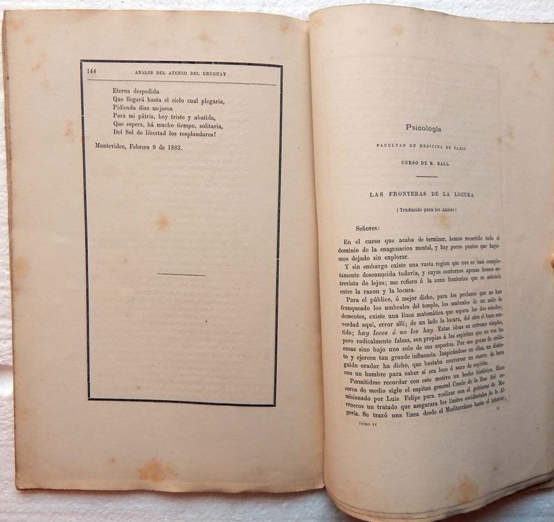 Revista Anales Del Ateneo Del Uruguay, Edición de 1883 - imagen 5