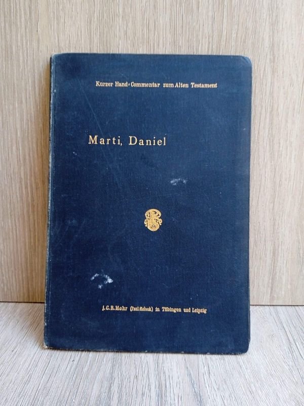 Libro antiguo en alemán, Comentario sobre el libro de Daniel Antiguo Testamento 1901 D Karl Marti - imagen 1