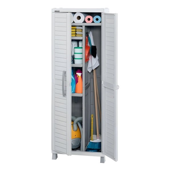 Armario Rimax de PVC para Exterior/Interior con Estantes y Divisiones - imagen 1