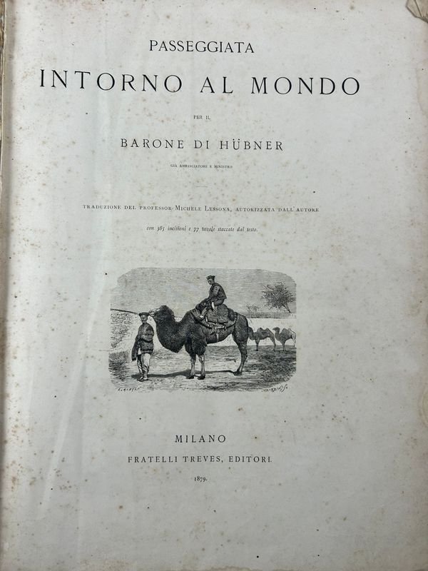Libro antiguo con ilustraciones en italiano, 1879 - imagen 2