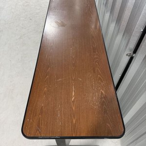 Mesa Rectangular Multiuso Estructura Metálica Tapa Imitación Madera - imagen 8