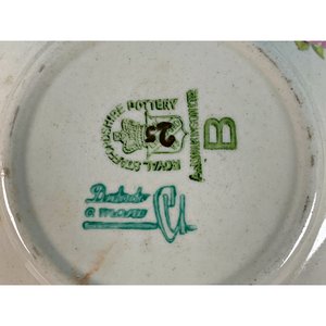 Guisera de Losa Staffordshire con Guarda Rosada y Flores - imagen 5