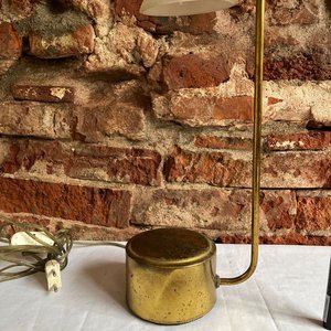 Lote anterior: Lámpara de Bronce Antigua con Fanal de Vidrio Esmerilado