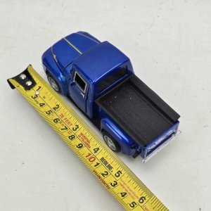 Camioneta Ford F-100 a Escala, Metal Azul - imagen 6