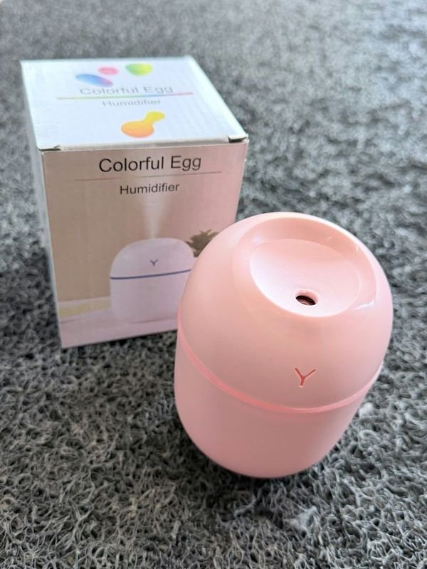 Humidificador "Colorful Egg" Nuevo en Caja con Cable USB