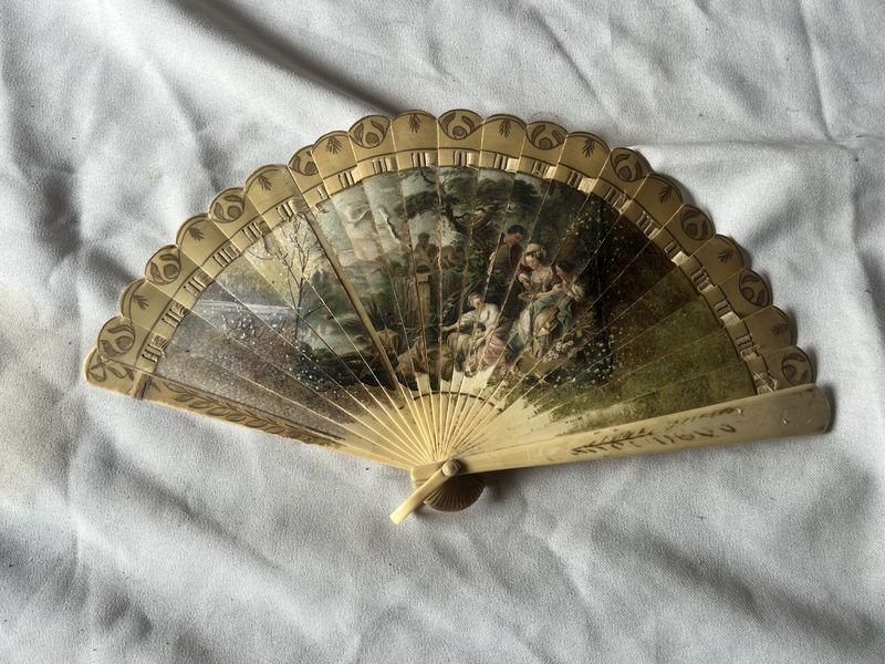 Lote anterior: Abanico de Galalite Pintado a Mano - Arte y Decoración