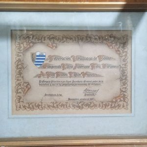 Lote anterior: Certificado Federación Uruguaya de Boxeo a Rubén Tapias Pianoli
