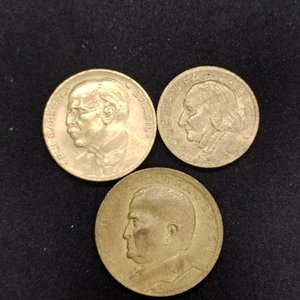 Lote de 3 Monedas de Brasil: 10 y 20 Centavos (1955), 50 Centavos (1956) - imagen 4