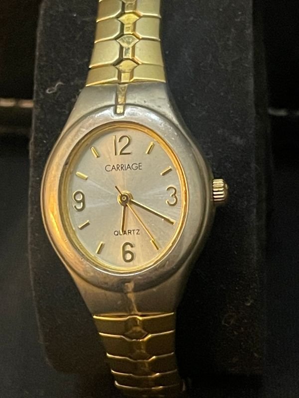 Reloj Dama Carriage by Timex Bicolor Acero y Dorado - imagen 1