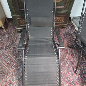 Par de Sillones Reclinables Modernos Negros - imagen 3
