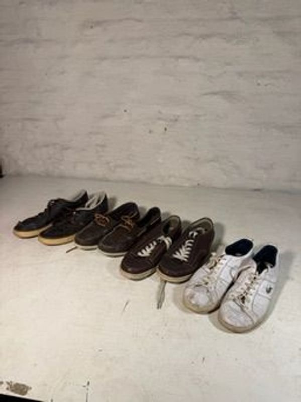 Lote de 4 pares de zapatos de hombre