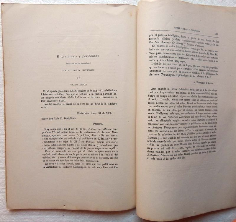 Revista Anales Del Ateneo Del Uruguay, publicación mensual de 1885 - imagen 9