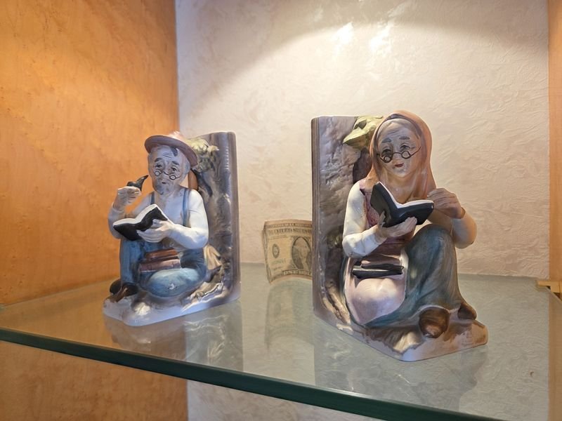 Figuritas de cerámica japonesa con motivos antiguos - imagen 2