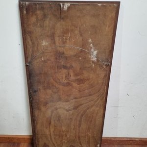 Espejo de Pared Rectangular con Marco de Madera Caoba - 53x116cm - imagen 3