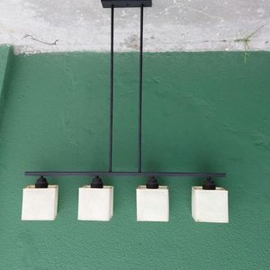 Aplique de Luz de Hierro y Papiro con 4 Picos - imagen 2