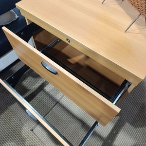 Mueble Auxiliar de Oficina en MDF con 2 Cajones - imagen 3
