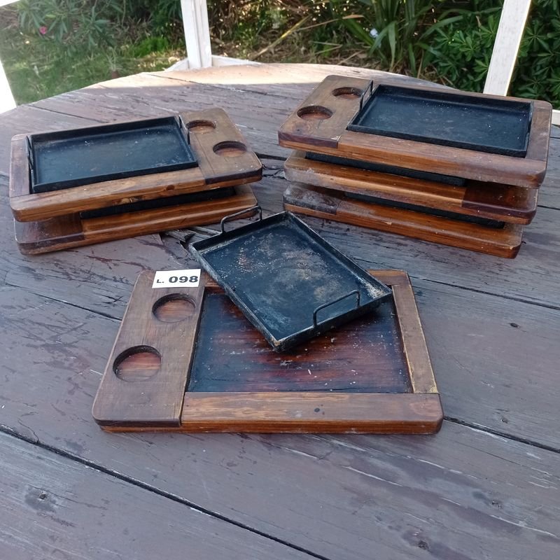 Doce piezas de hierro fundido y tablas - imagen 3