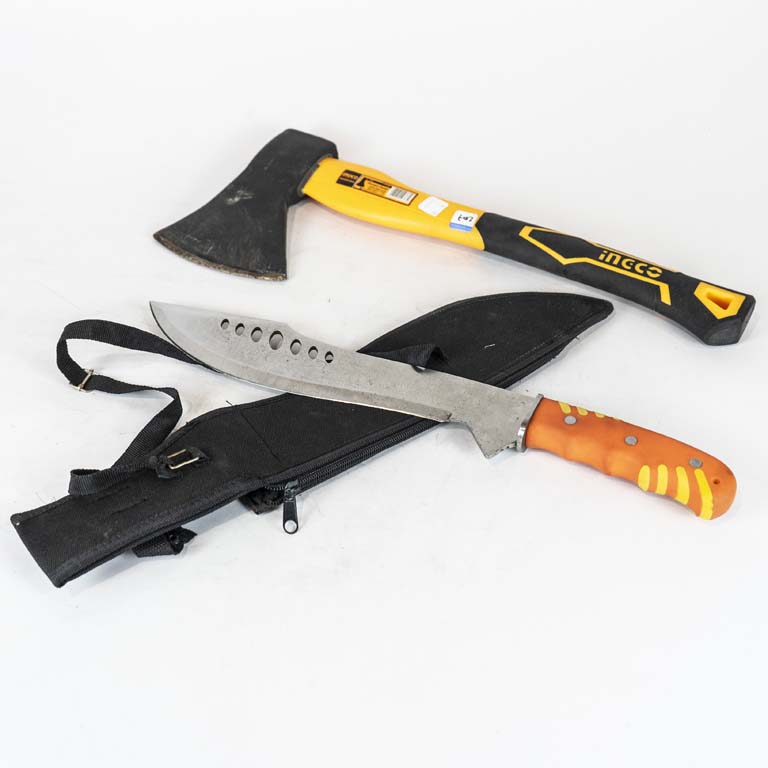 Lote anterior: Machete y hacha ingco - Medidas: 46 y 44cm 