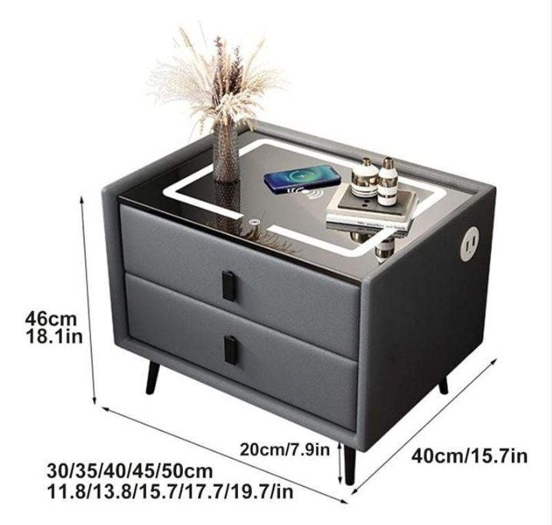 Mesa Inteligente con Carga Inalámbrica y Accesorios