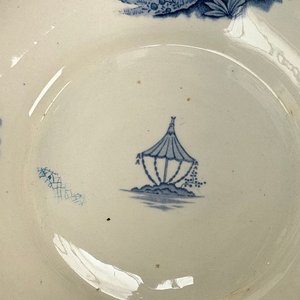 Ensaladera Octogonal de Porcelana Inglesa Adams "Tokio" - imagen 2