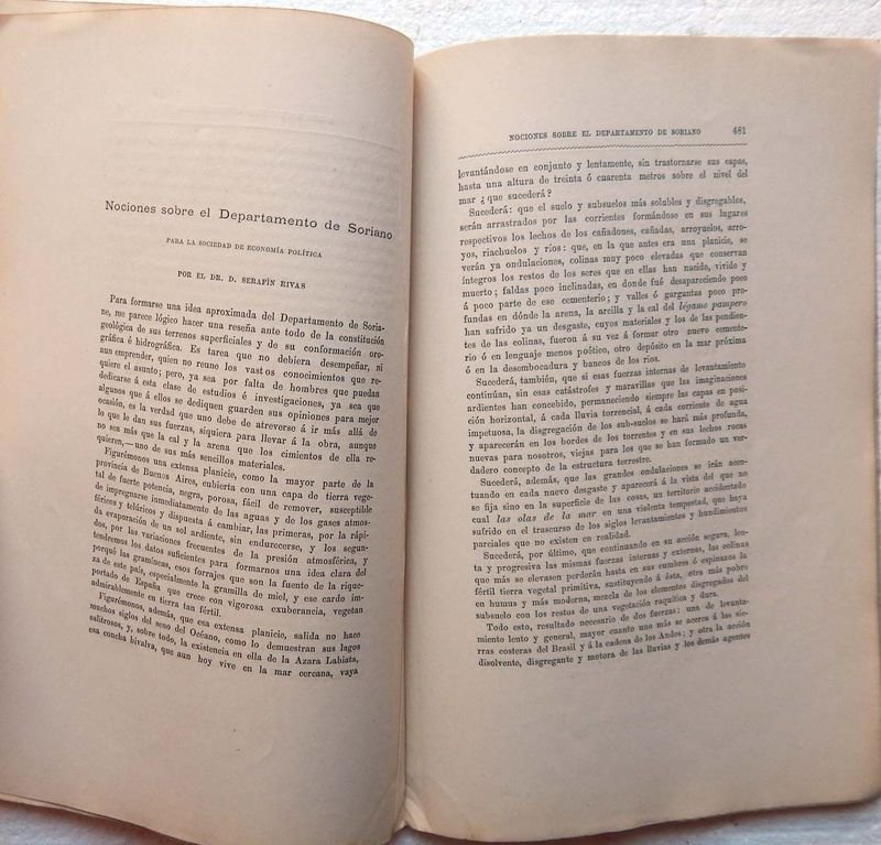Revista Anales Del Ateneo Del Uruguay, Año III - Tomo VI - Junio, 5 de 1884 - Número 34 - imagen 5