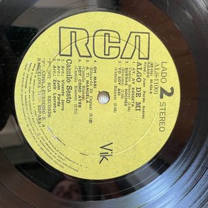Vinilo "Algo de Mi" de Camilo Sesto (RCA) - imagen 4