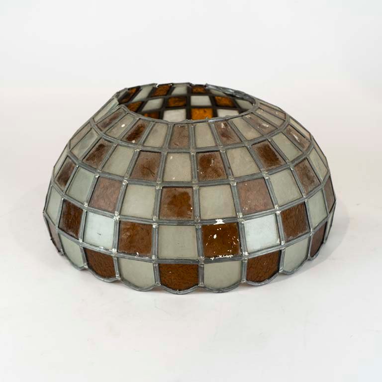 Colgante de vidrio tipo vitraux para decoración