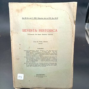 Lote siguiente: Revista Histórica - Edición Especial de Julio de 1959