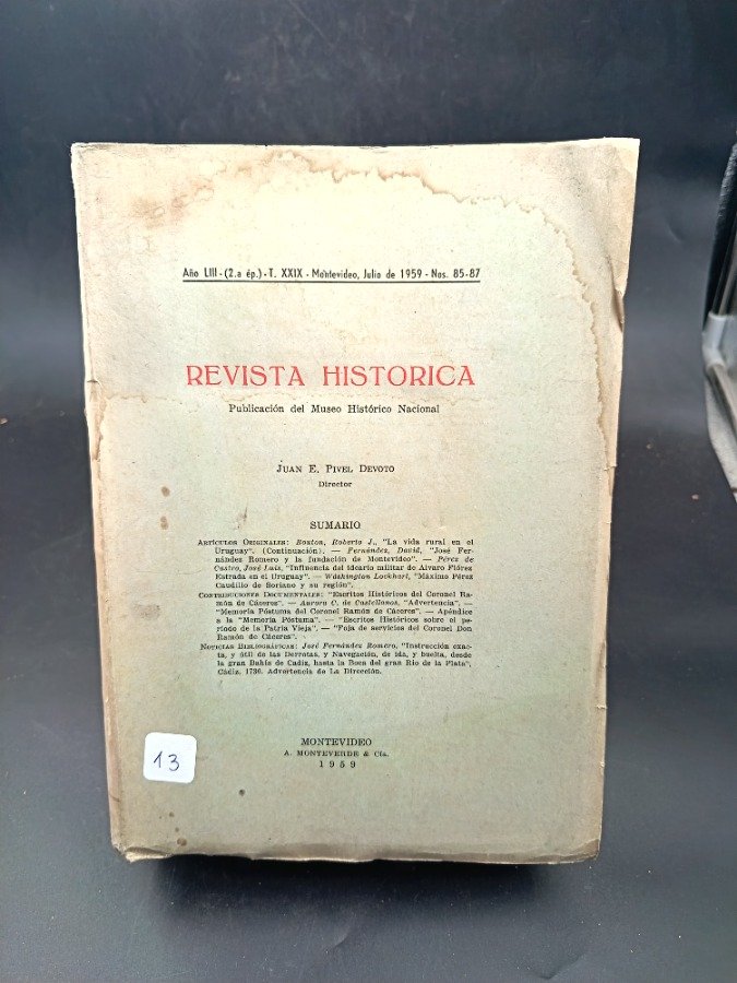 Revista Histórica - Edición Especial de Julio de 1959