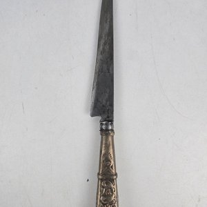 Cuchillo Criollo Antiguo con Sello "D" Coronada - imagen 2
