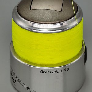 Carrete de Pesca D.A.M. Quick SPAC 940 con Nylon Amarillo - imagen 2