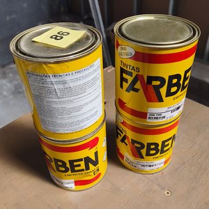 Lote siguiente: Lote de 4 Latas de Masilla Coloreada Farben 900 ml