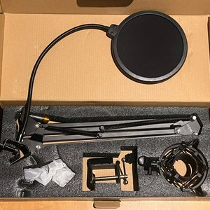 Kit Soporte para Micrófono LinkOn.Pro con Brazo, Araña y Antipop - imagen 2