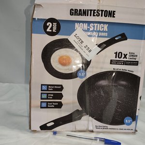 Juego de 2 Sartenes Antiadherentes Granitestone Aluminio Repujado - imagen 5