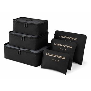 Lote anterior: Set de 6 Organizadores de Equipaje para Viajes, Estuches Negros