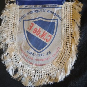 Banderín de Gala Club Nacional de Football Campeón Uruguayo 2000 - imagen 3